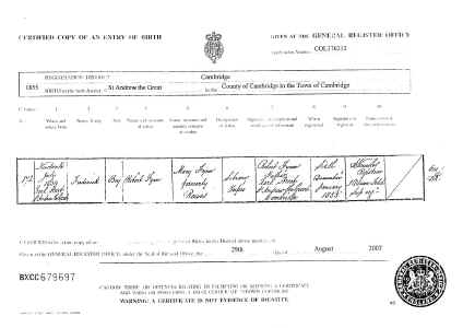 FrederickBCert40pc.jpg (185517 bytes)